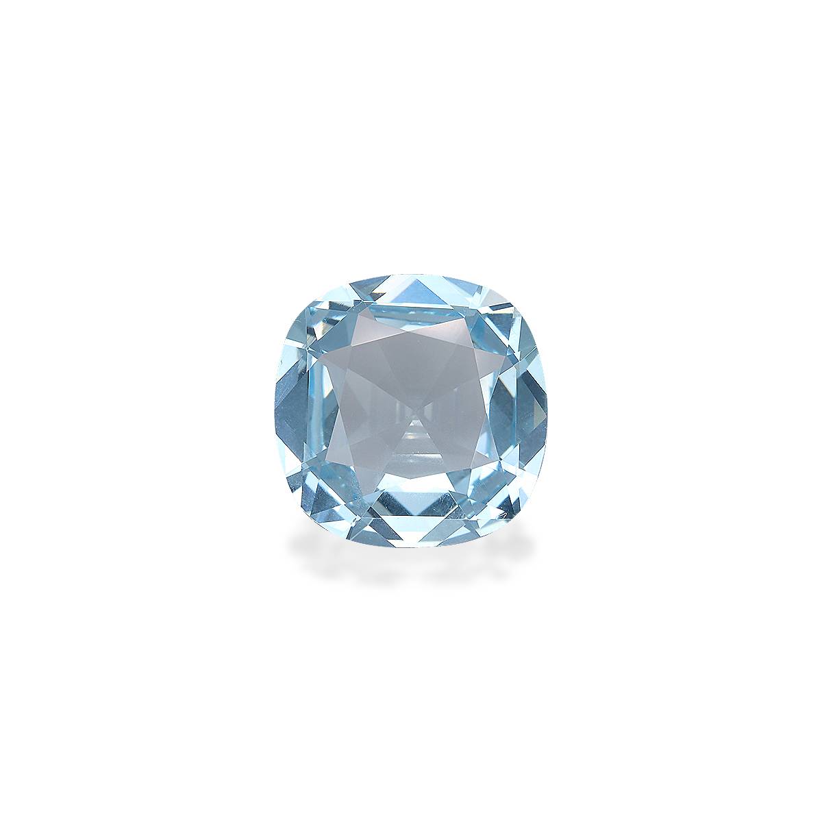 ice blue aquamarine, 5.22ct cushion cut — main view