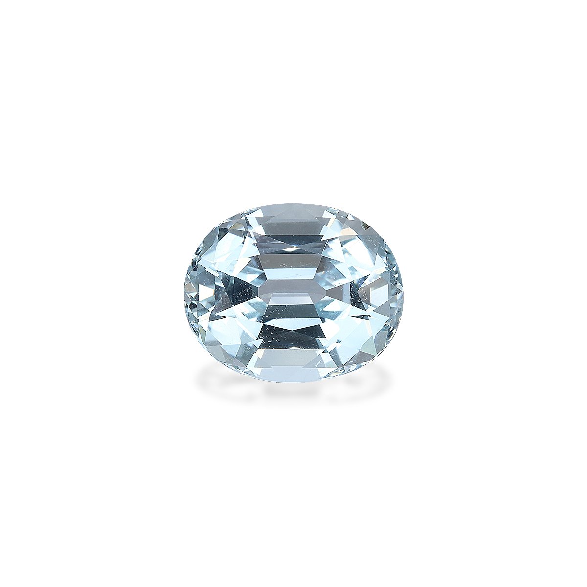 sky blue aquamarine, 5.18ct oval cut — main view