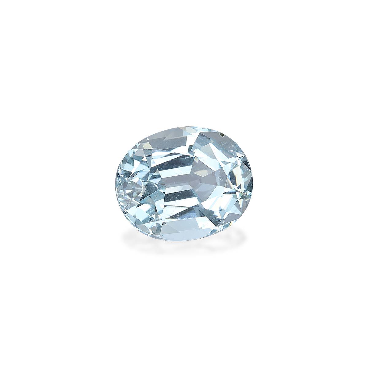 sky blue aquamarine, 5.18ct oval cut — view 3