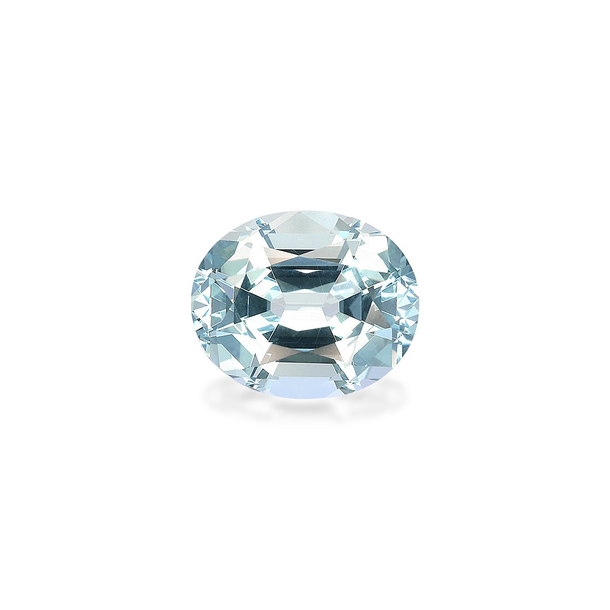 sky blue aquamarine, 4.73ct oval cut — main view