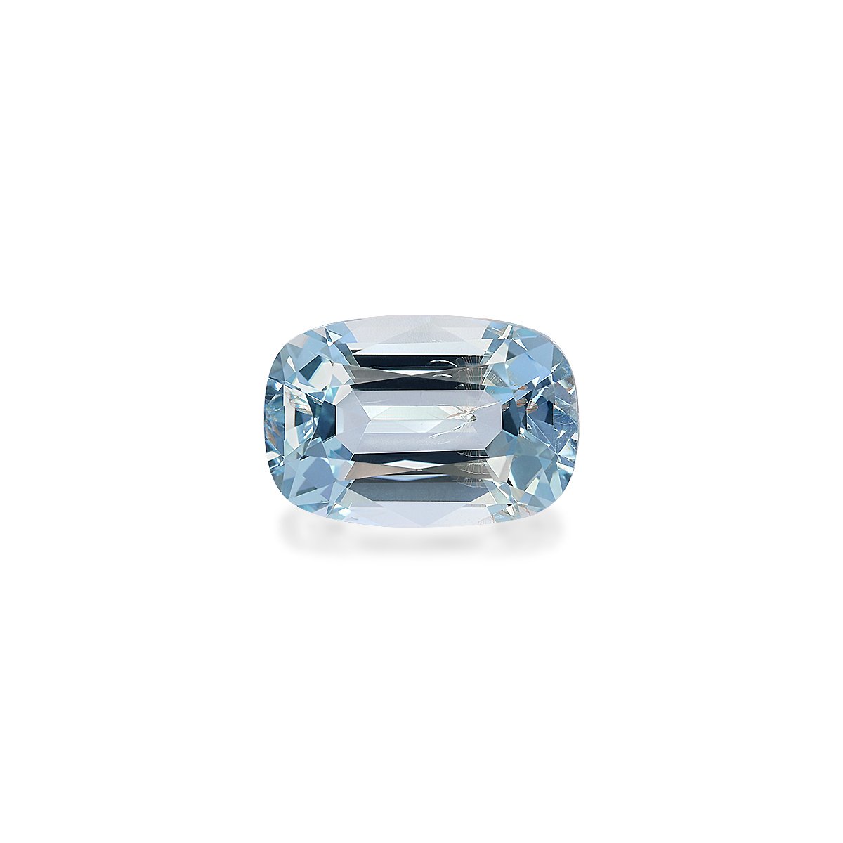 baby blue aquamarine, 4.49ct cushion cut — main view
