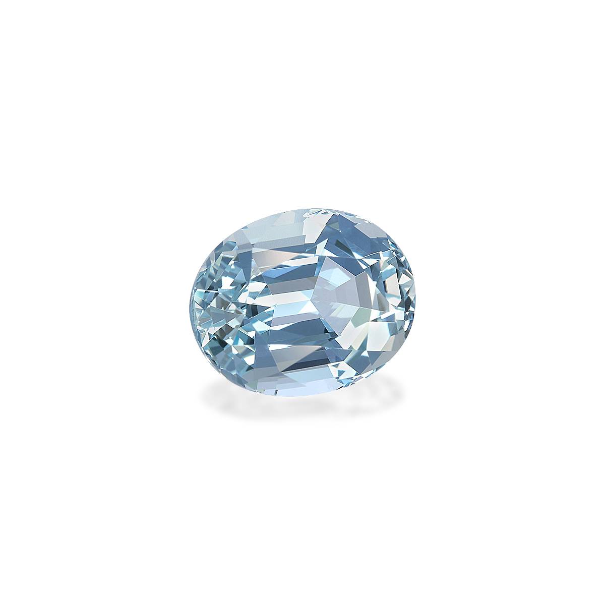 baby blue aquamarine, 4.07ct oval cut — view 3