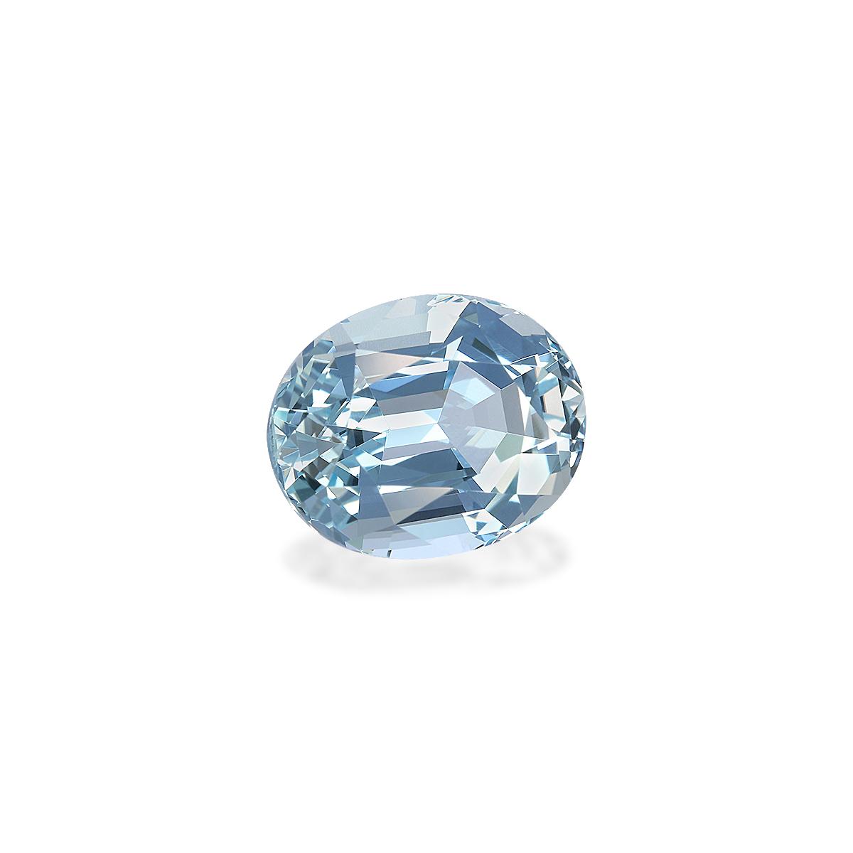 baby blue aquamarine, 4.07ct oval cut — view 3