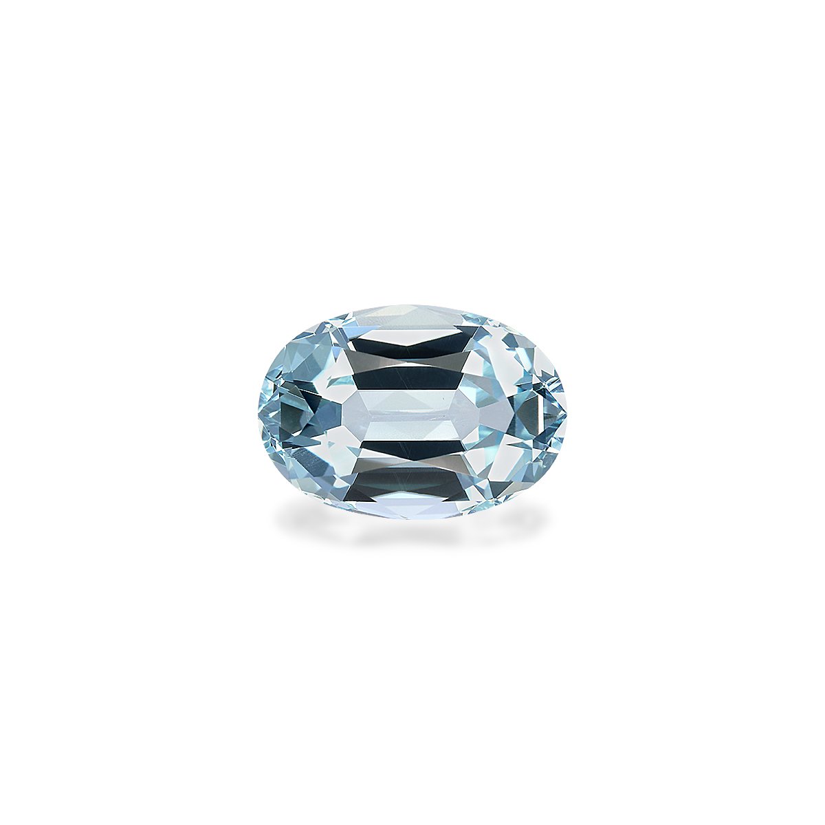 sky blue aquamarine, 3.59ct oval cut — main view