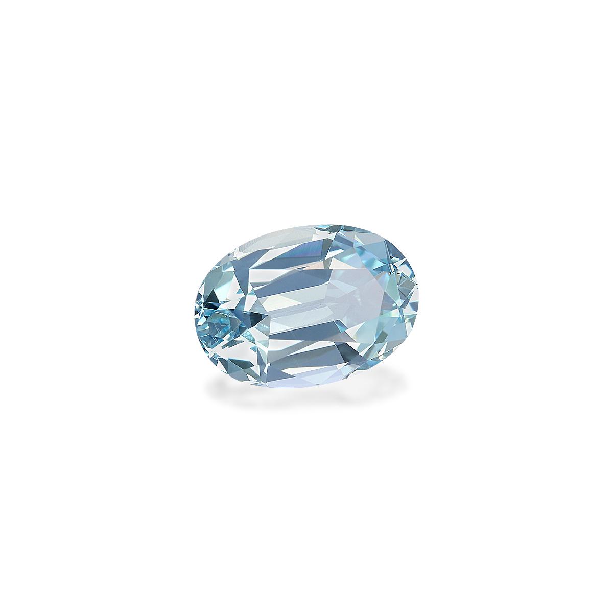 sky blue aquamarine, 3.59ct oval cut — view 3