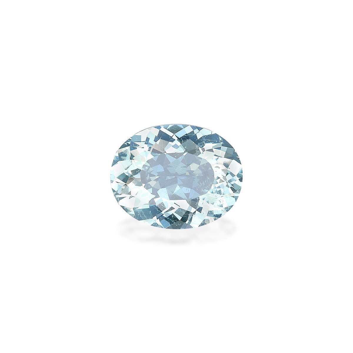 baby blue aquamarine, 2.17ct oval cut — main view