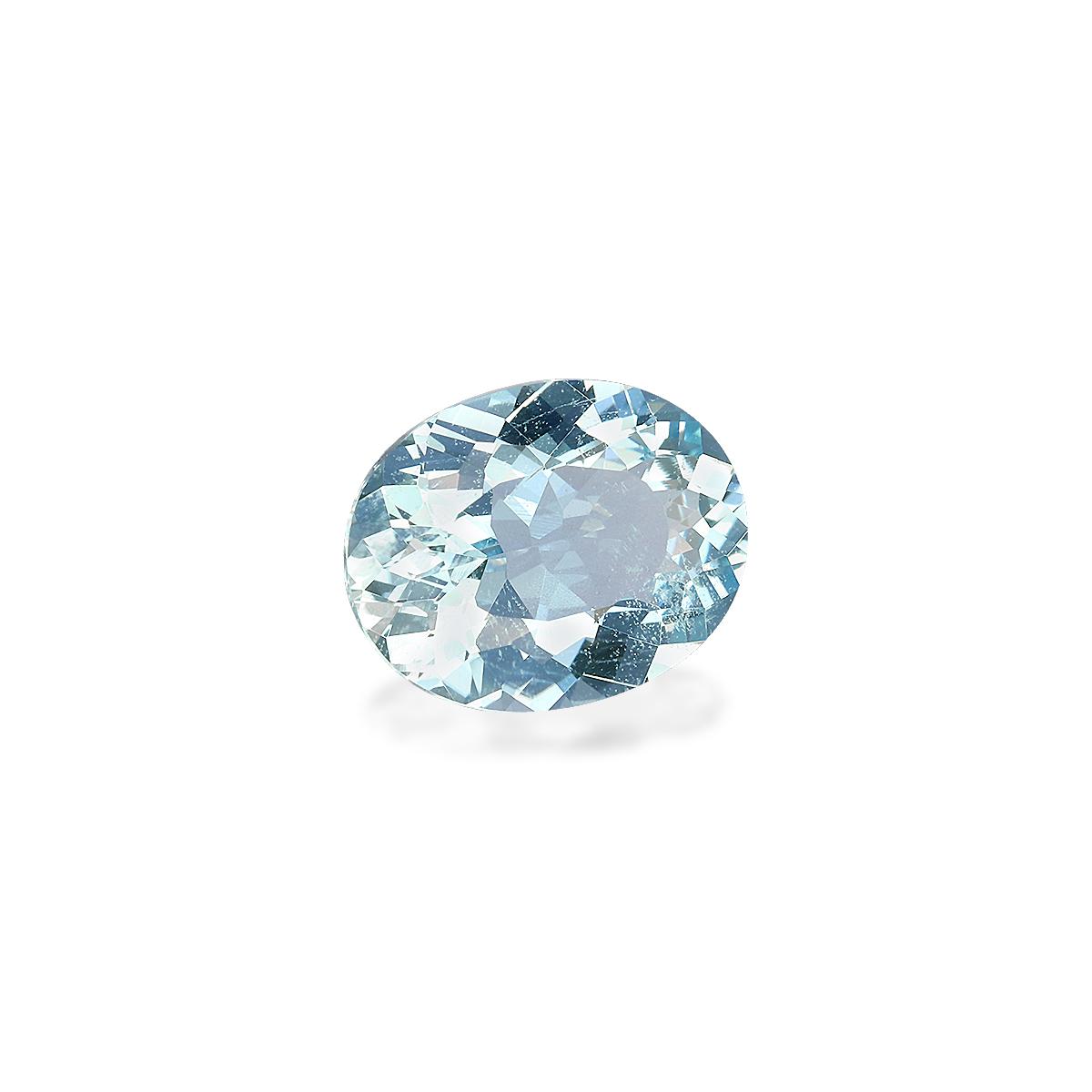 baby blue aquamarine, 2.17ct oval cut — view 3