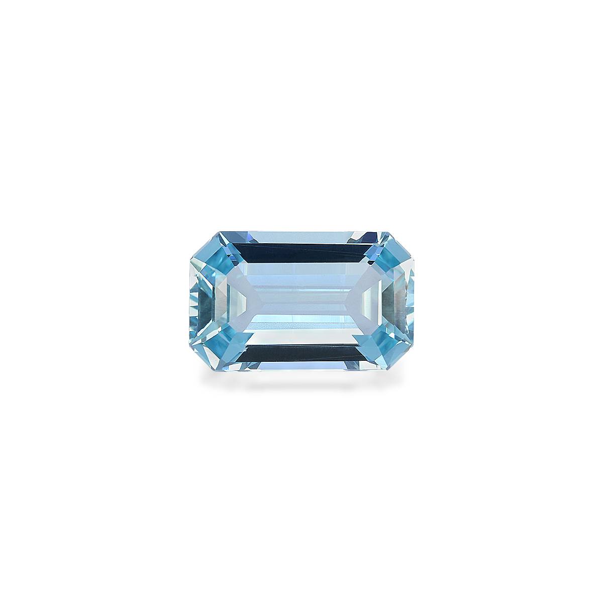 baby blue aquamarine, 3.08ct rectangular cut — main view