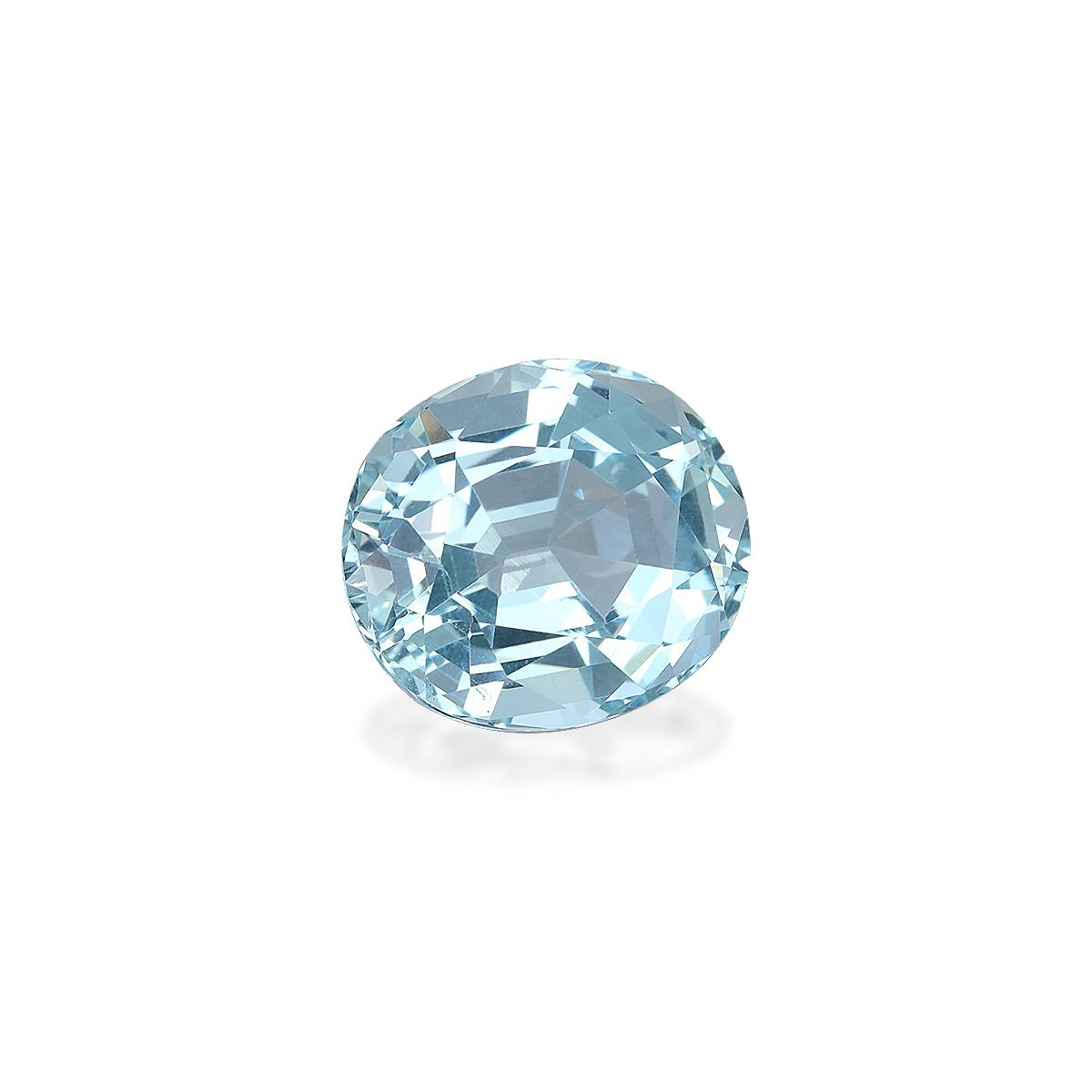 sky blue aquamarine, 10.72ct oval cut — view 3