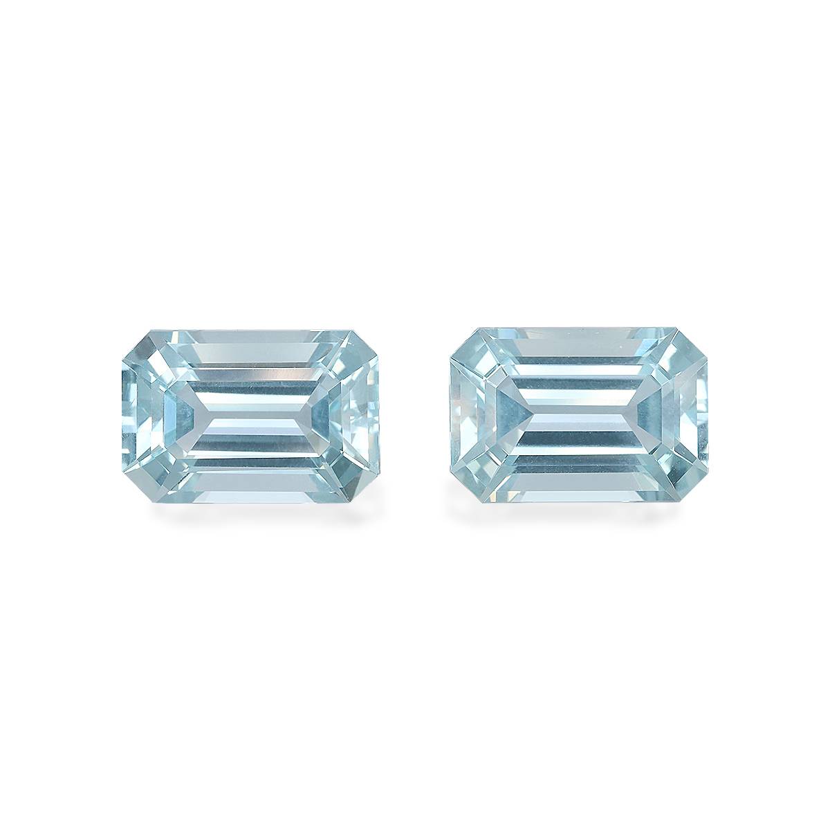 Sky Blue Aquamarine 12.88ct Pair