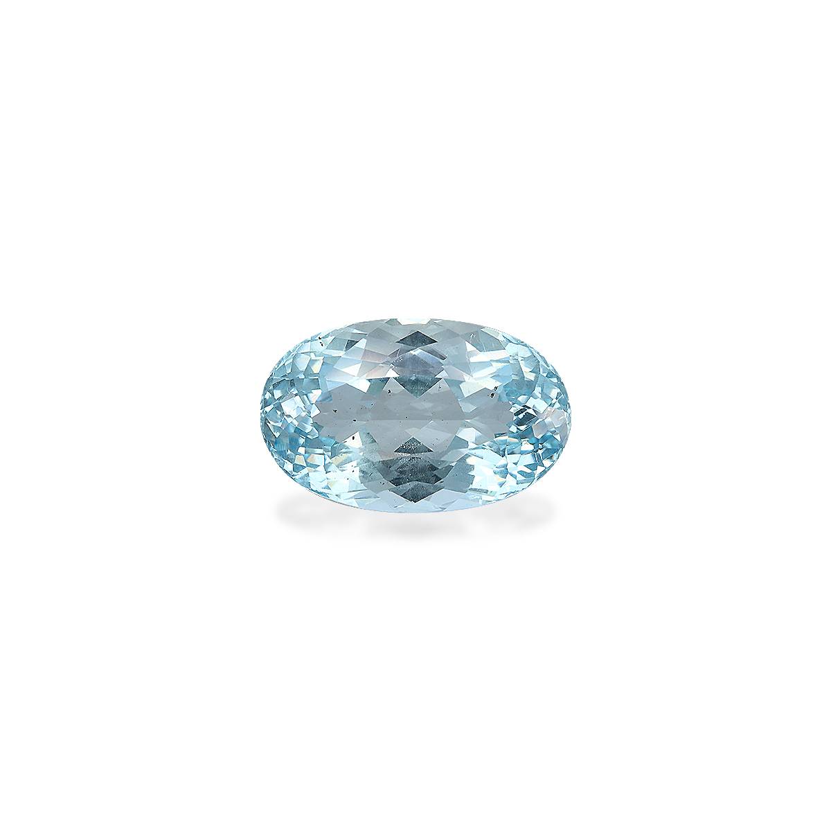 sky blue aquamarine, 18.93ct oval cut — main view