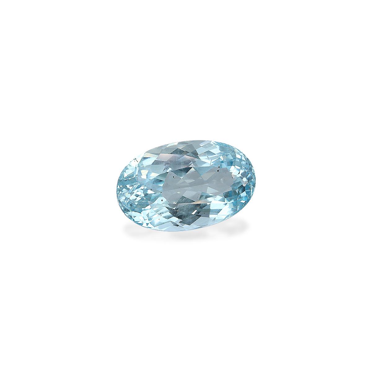 sky blue aquamarine, 18.93ct oval cut — view 3
