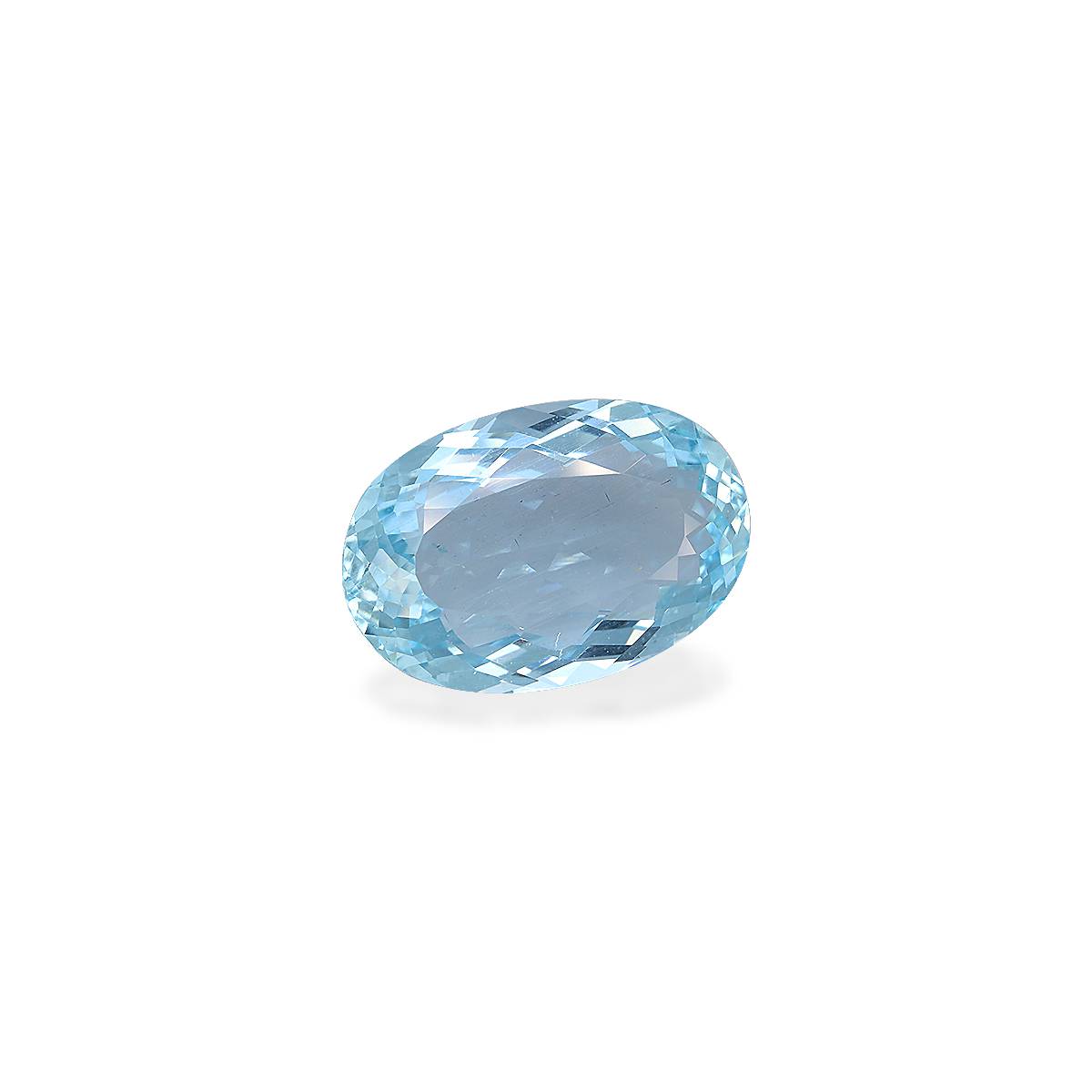 baby blue aquamarine, 28.1ct oval cut — view 3