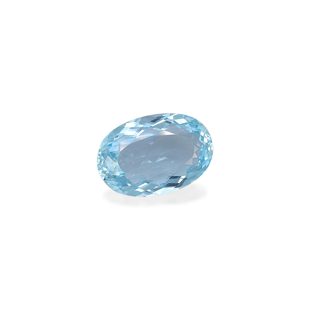 baby blue aquamarine, 28.1ct oval cut — view 3