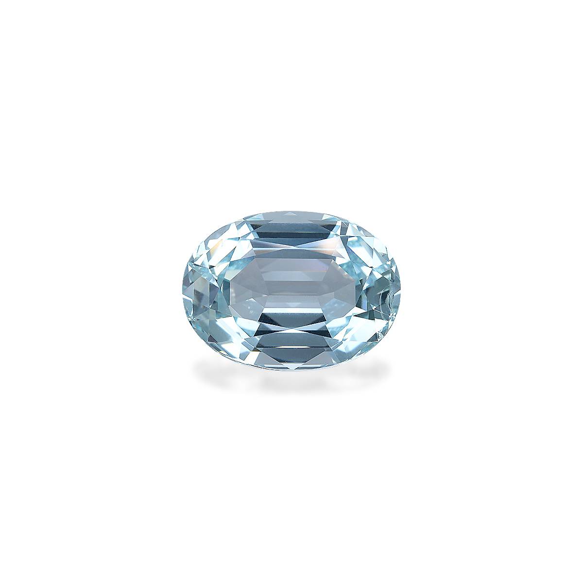 sky blue aquamarine, 27.52ct oval cut — main view