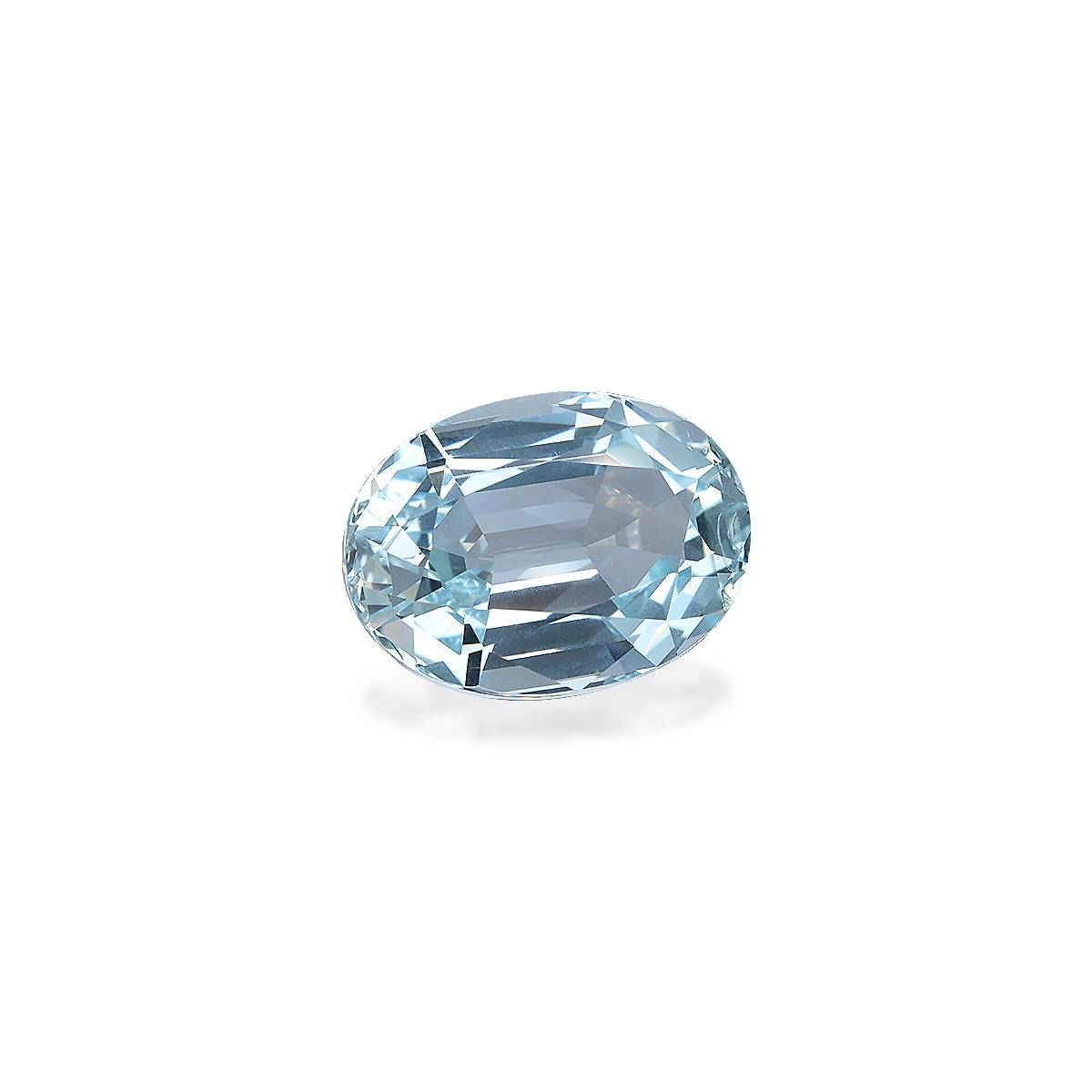 sky blue aquamarine, 27.52ct oval cut — view 3