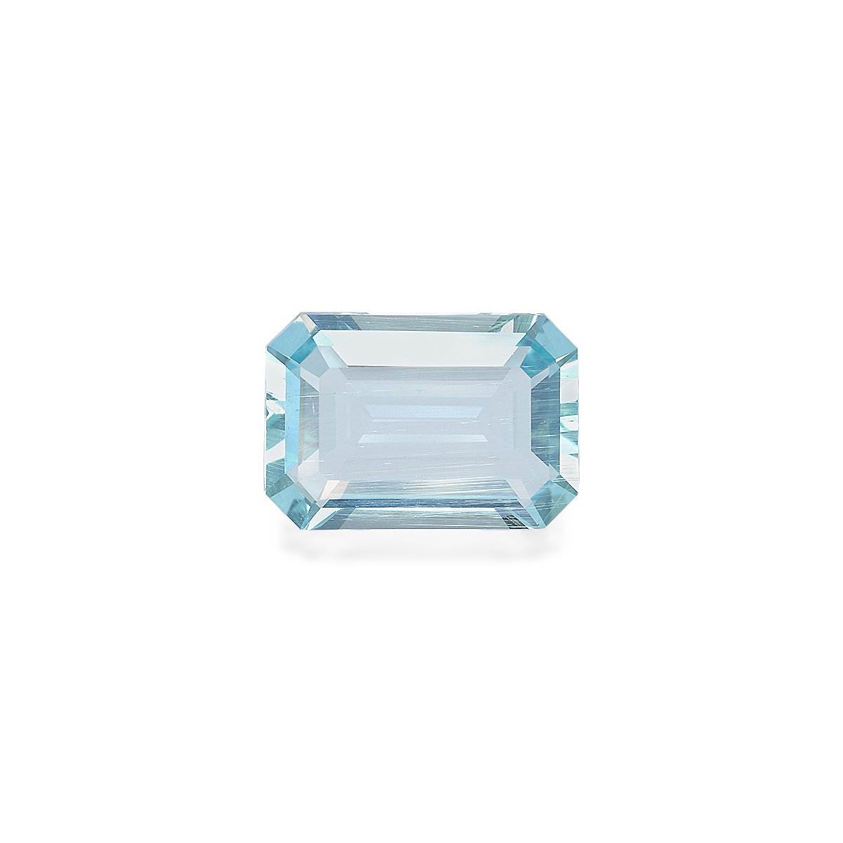 baby blue aquamarine, 9.3ct rectangular cut — main view