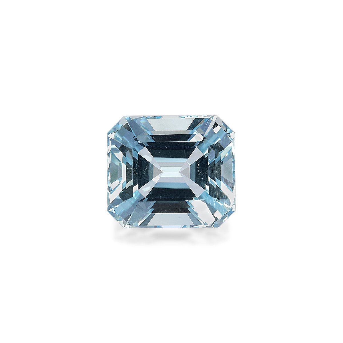 sky blue aquamarine, 12.56ct rectangular cut — main view