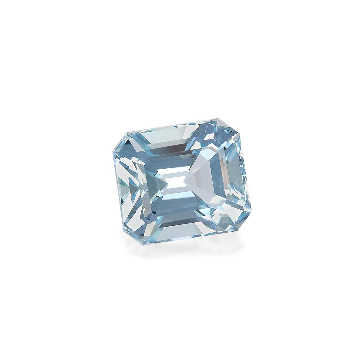 sky blue aquamarine, 12.56ct rectangular cut — view 3
