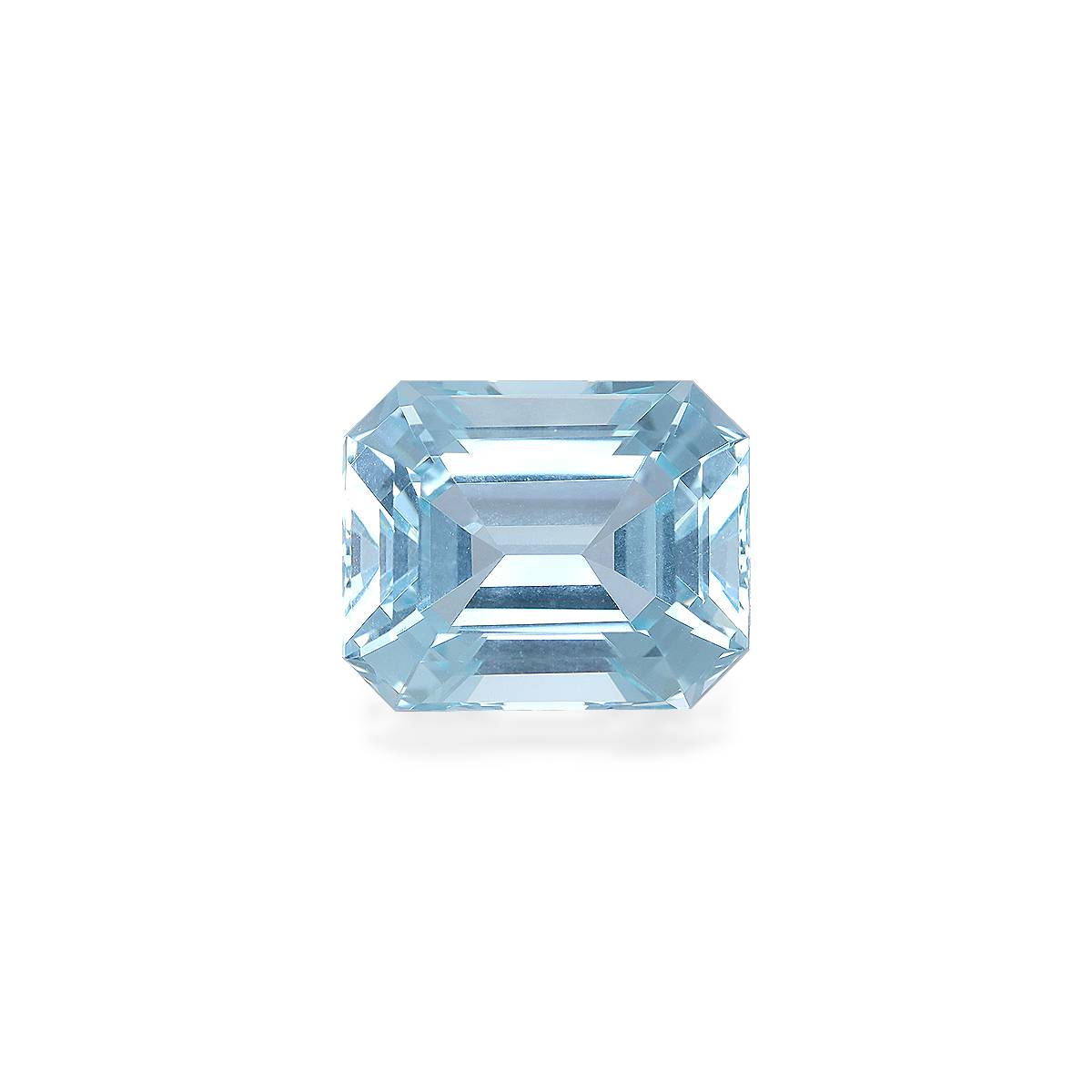 baby blue aquamarine, 15.08ct rectangular cut — main view
