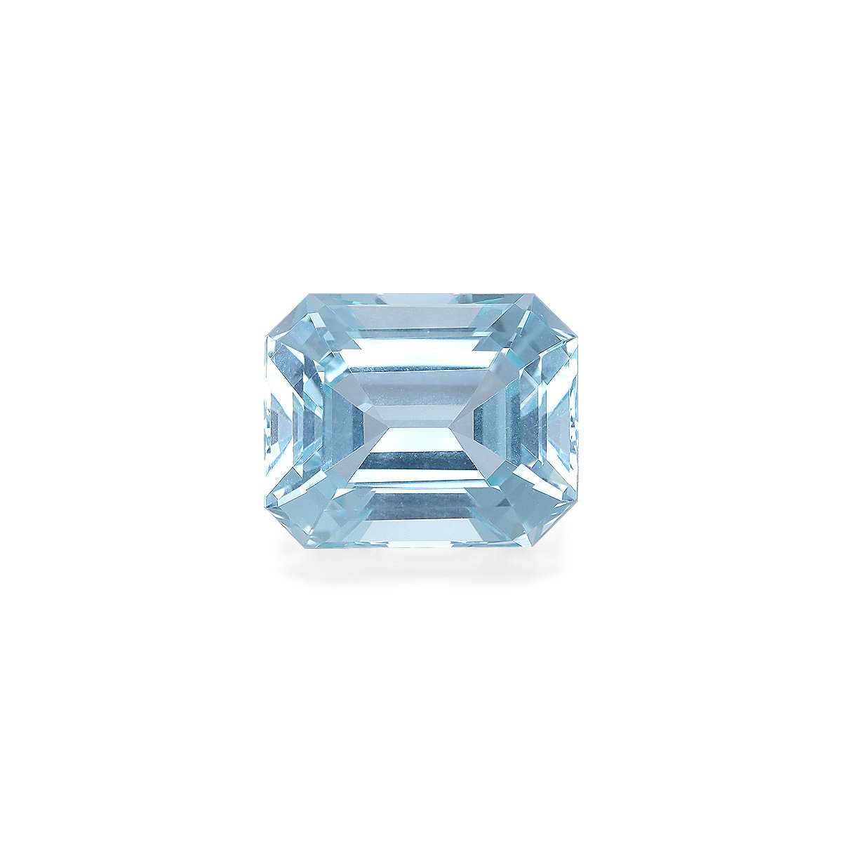 baby blue aquamarine, 15.08ct rectangular cut — main view