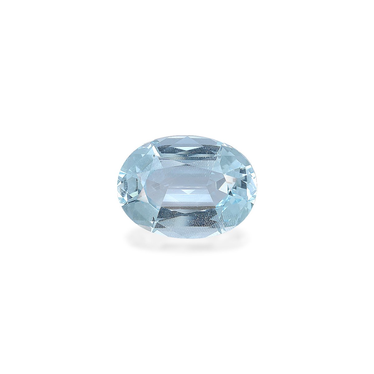 sky blue aquamarine, 11.26ct oval cut — main view
