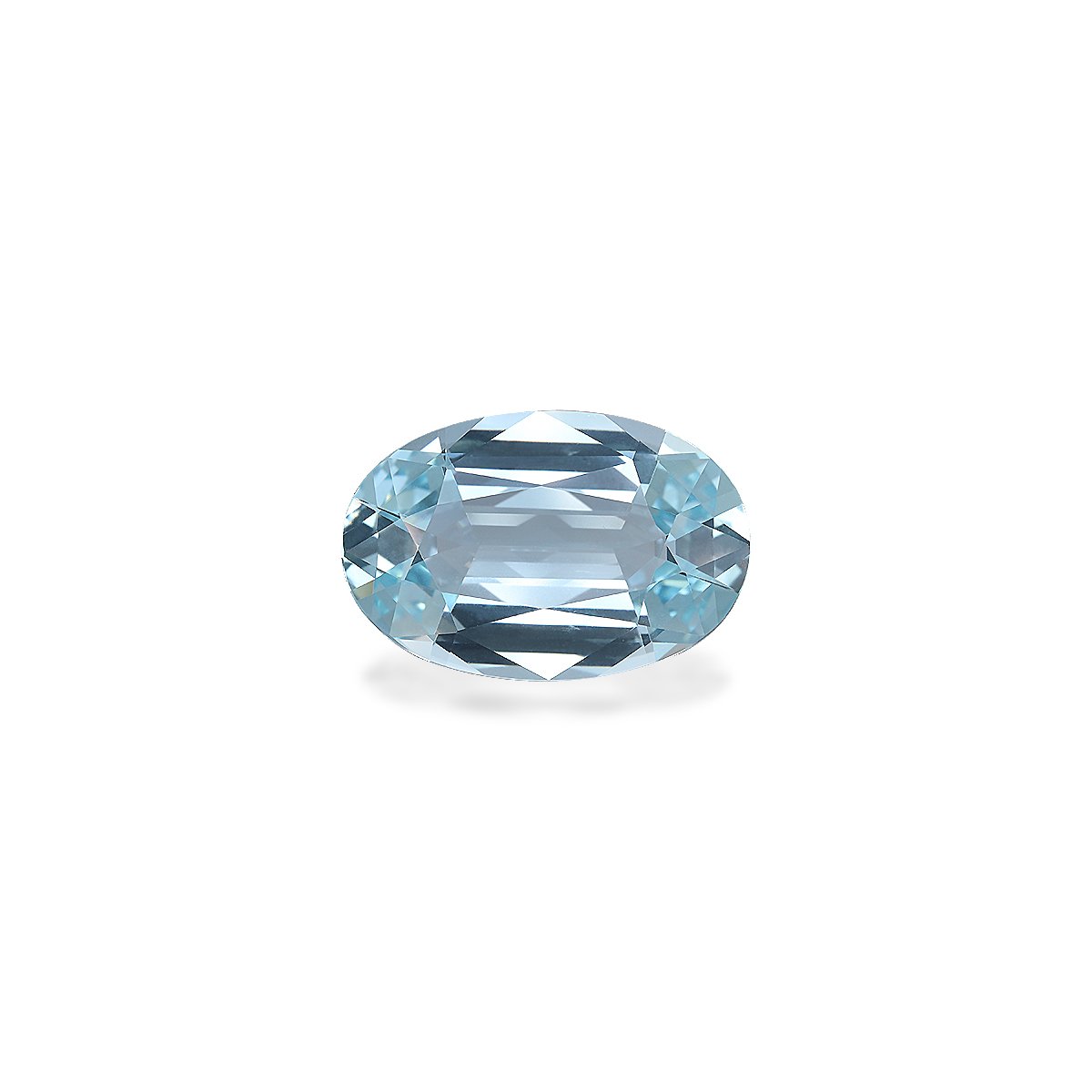 baby blue aquamarine, 21.57ct oval cut — main view