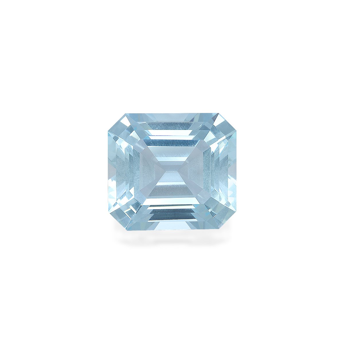 baby blue aquamarine, 15.86ct rectangular cut — main view