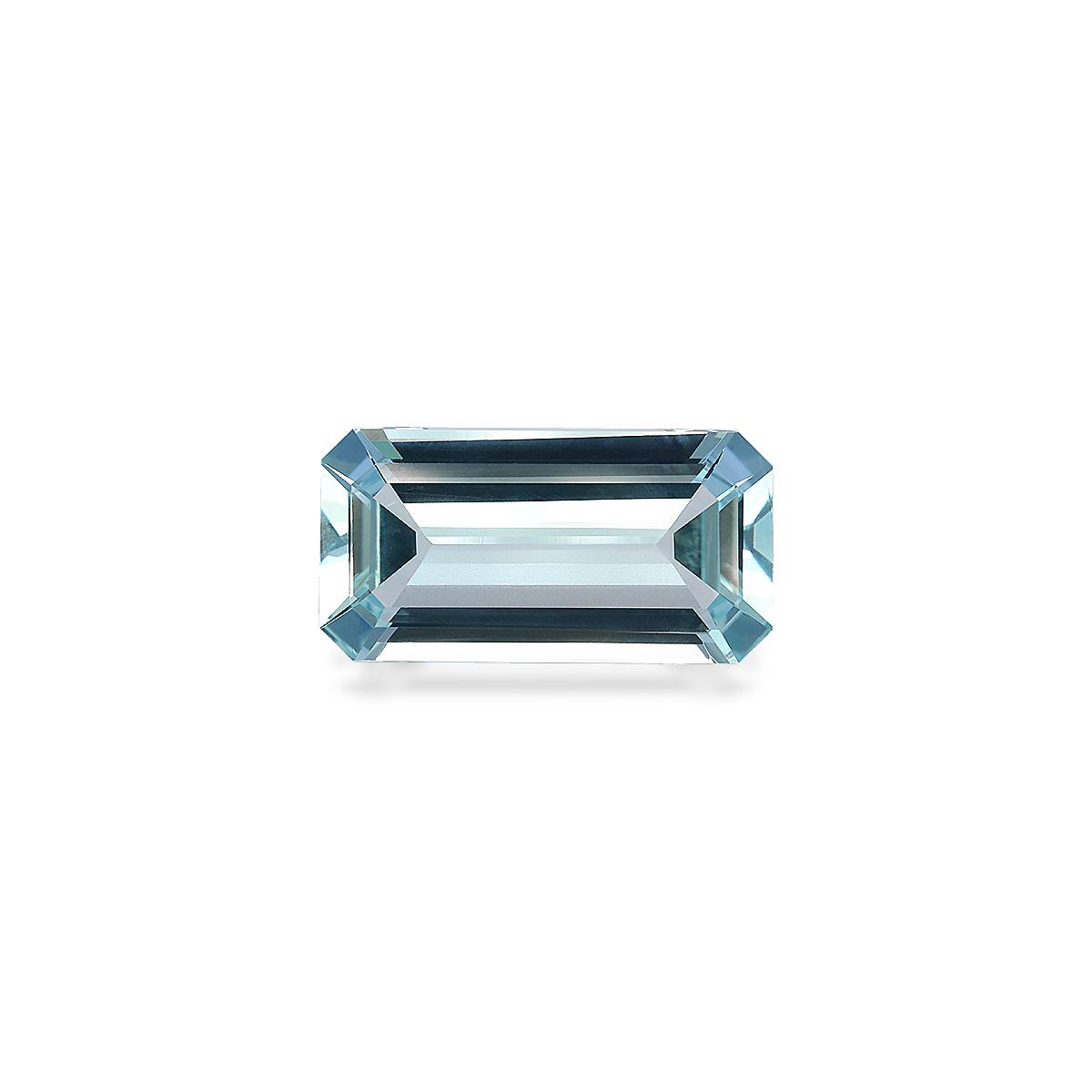 sky blue aquamarine, 11.27ct rectangular cut — main view
