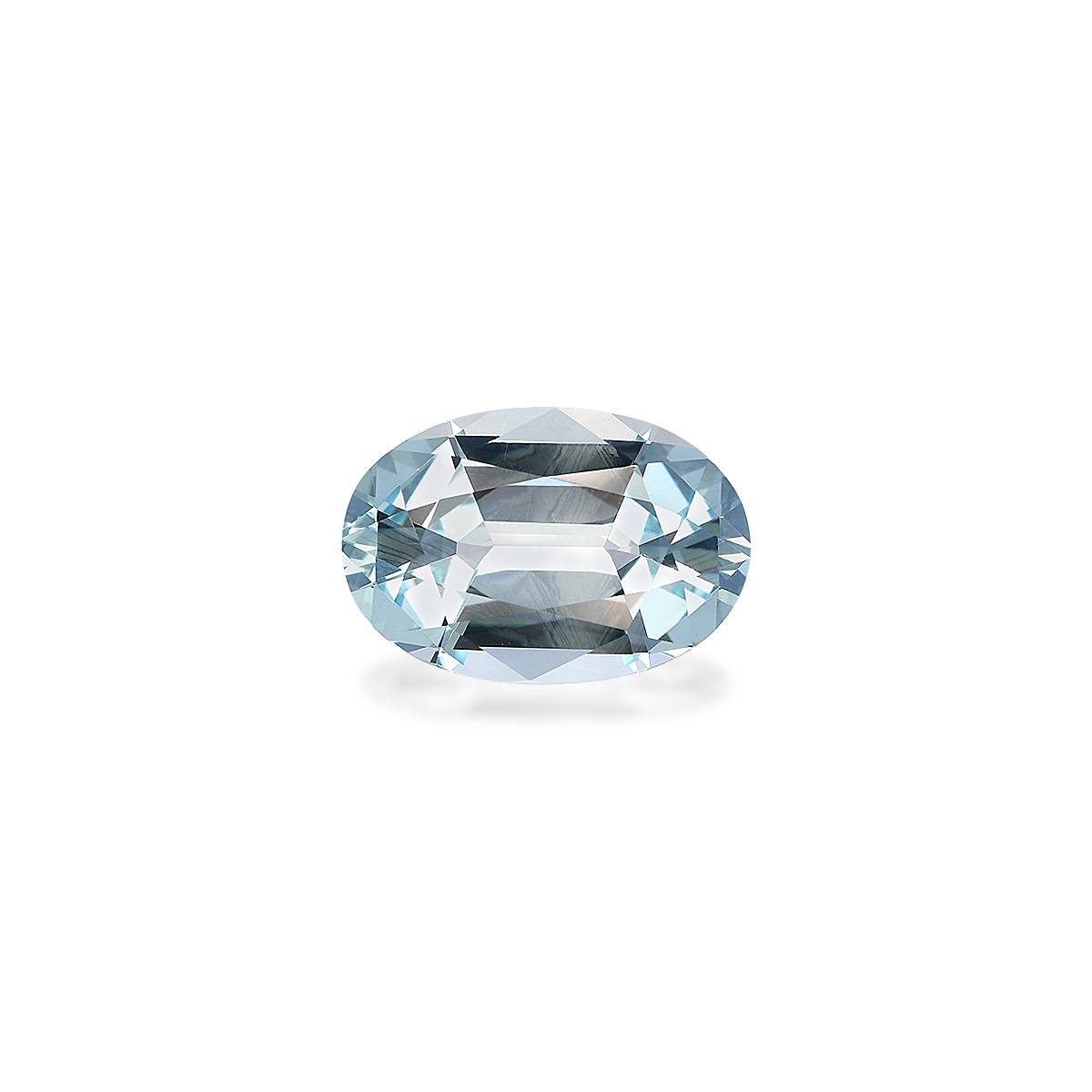 sky blue aquamarine, 7.5ct oval cut — main view