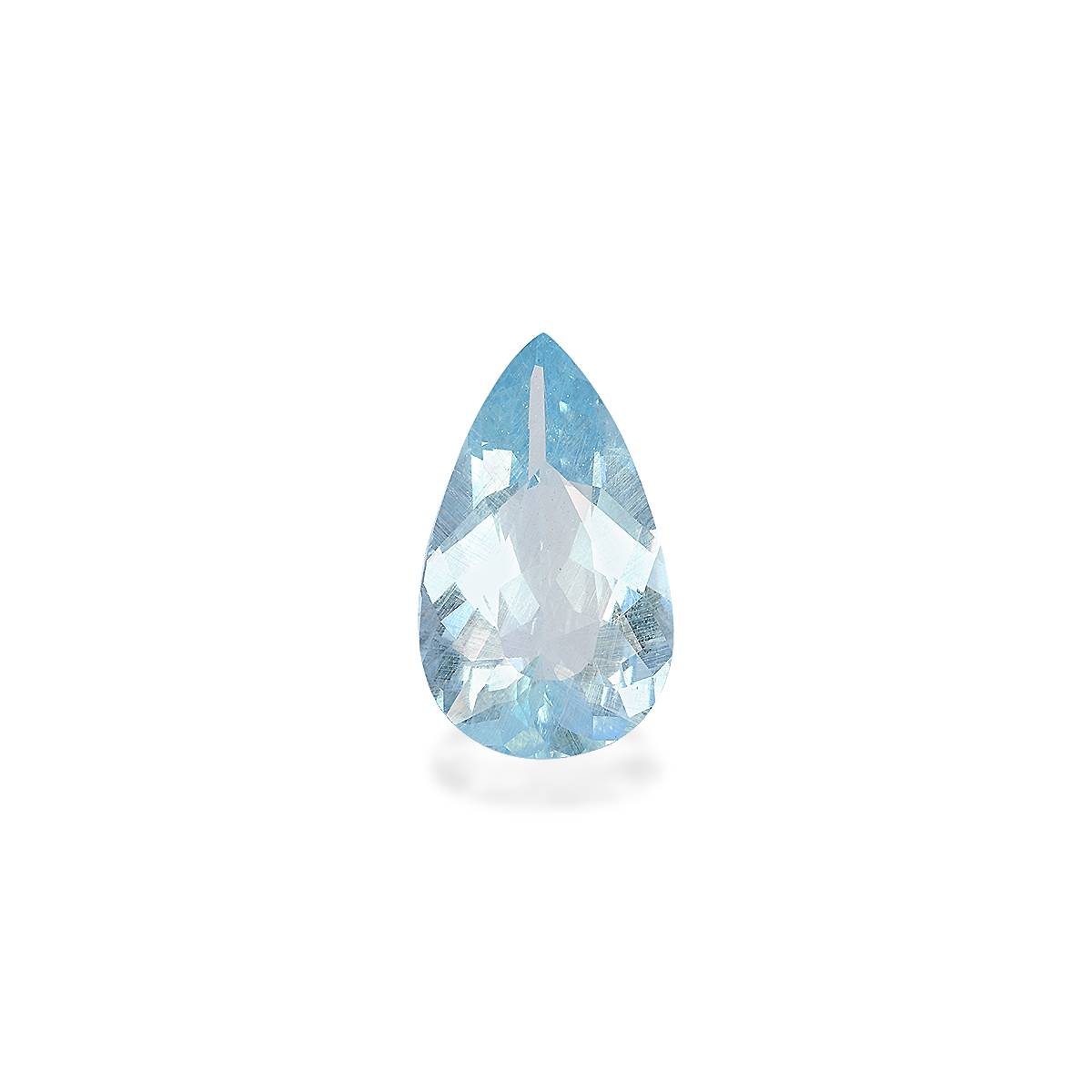 baby blue aquamarine, 7.27ct pear cut — main view