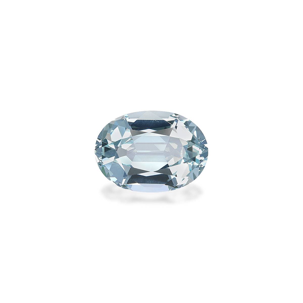 sky blue aquamarine, 5.54ct oval cut — main view