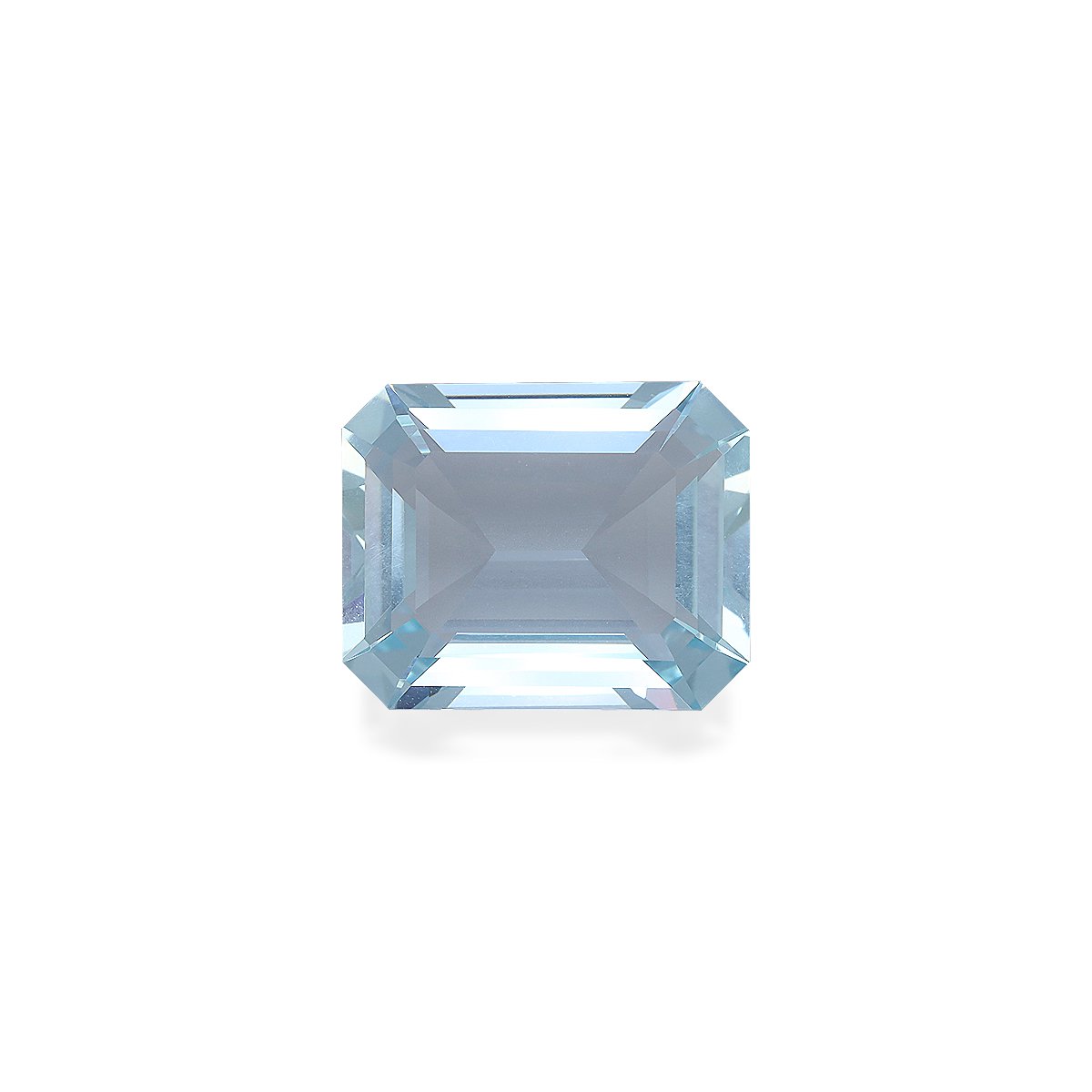baby blue aquamarine, 5.61ct rectangular cut — main view