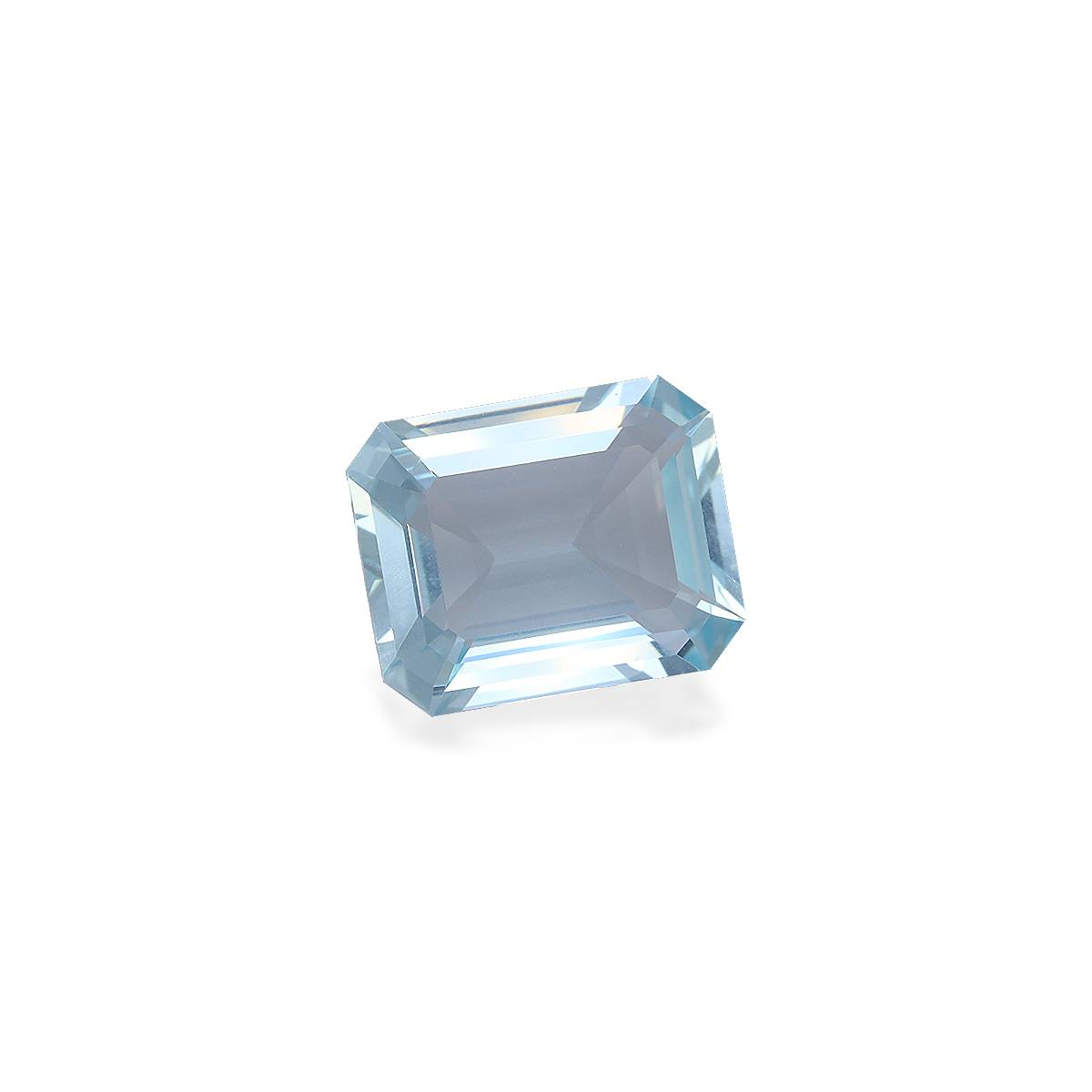 baby blue aquamarine, 5.61ct rectangular cut — view 3