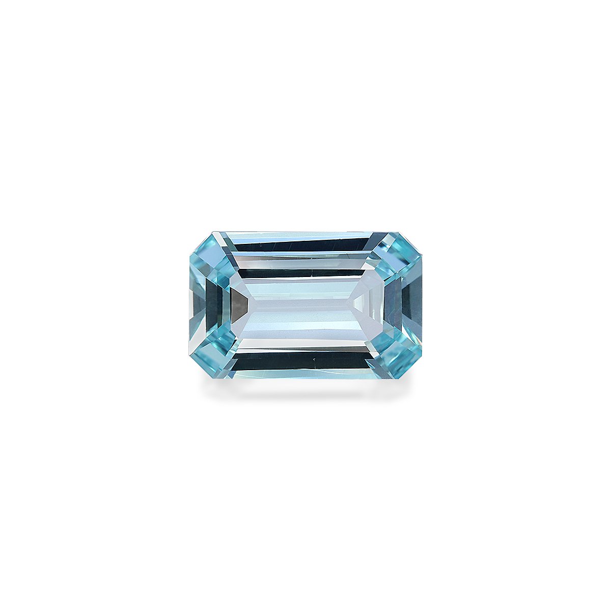 baby blue aquamarine, 5.94ct rectangular cut — main view