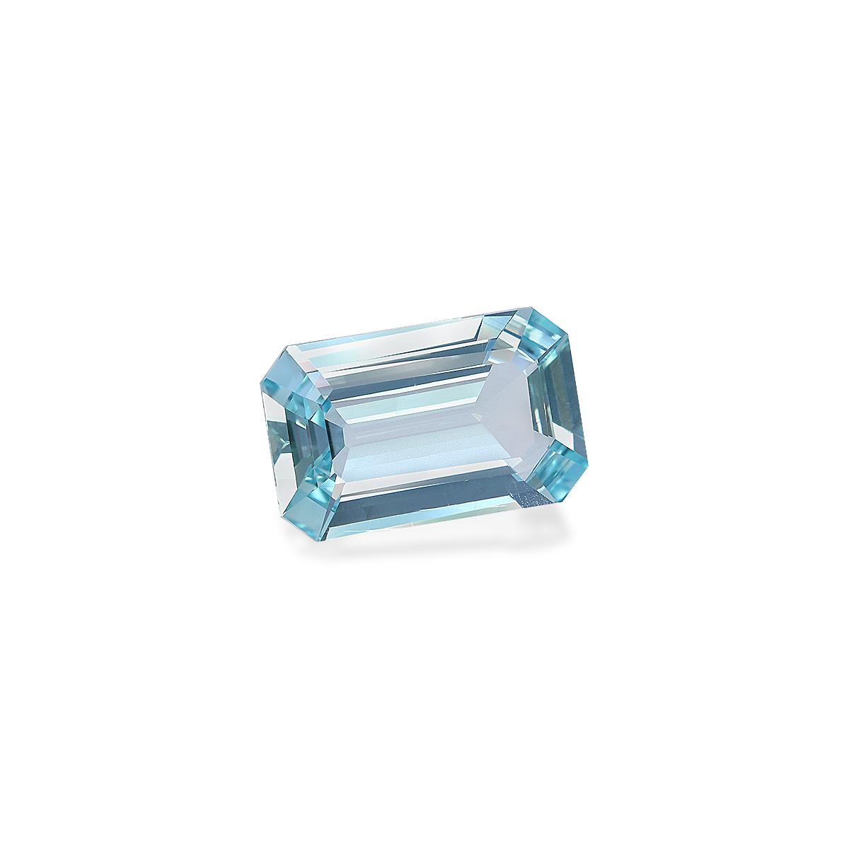baby blue aquamarine, 5.94ct rectangular cut — view 3