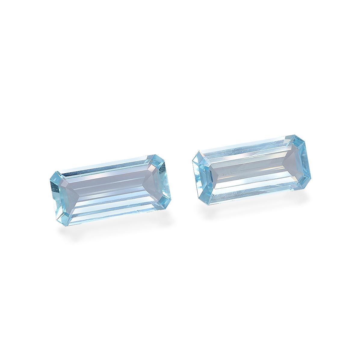 baby blue aquamarine, 14.57ct rectangular cut — view 3