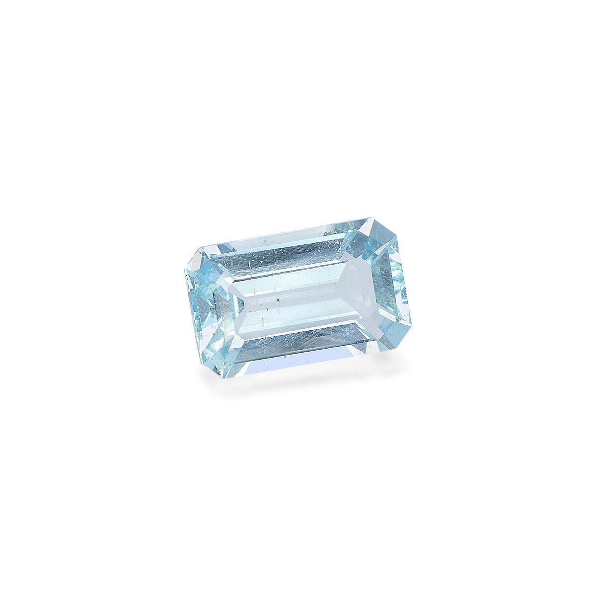 baby blue aquamarine, 10.31ct rectangular cut — view 3