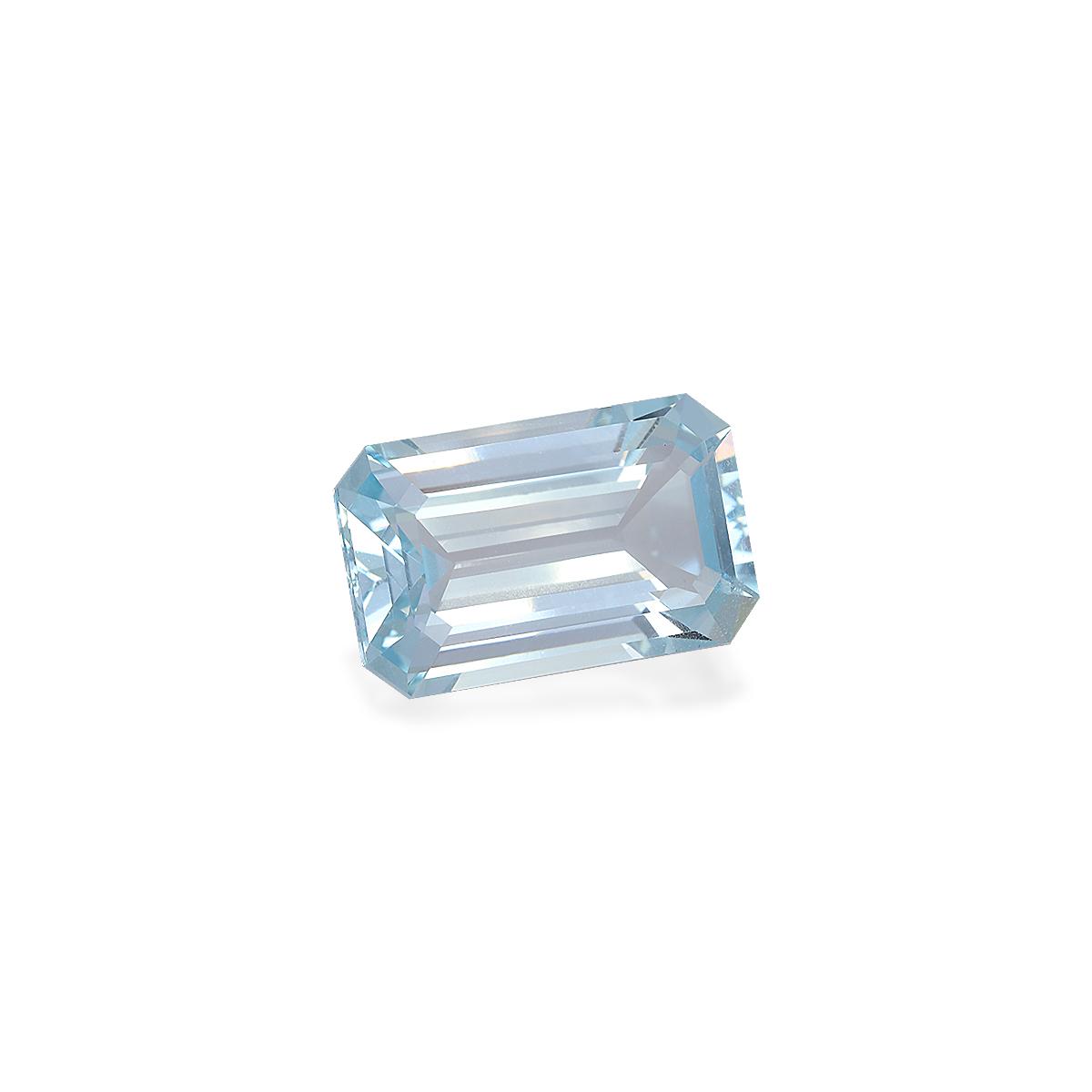baby blue aquamarine, 10.07ct rectangular cut — view 3