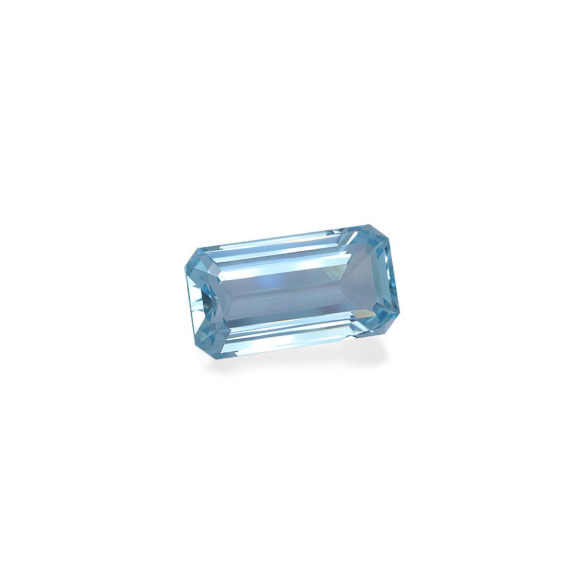 ice blue aquamarine, 13.68ct rectangular cut — view 3