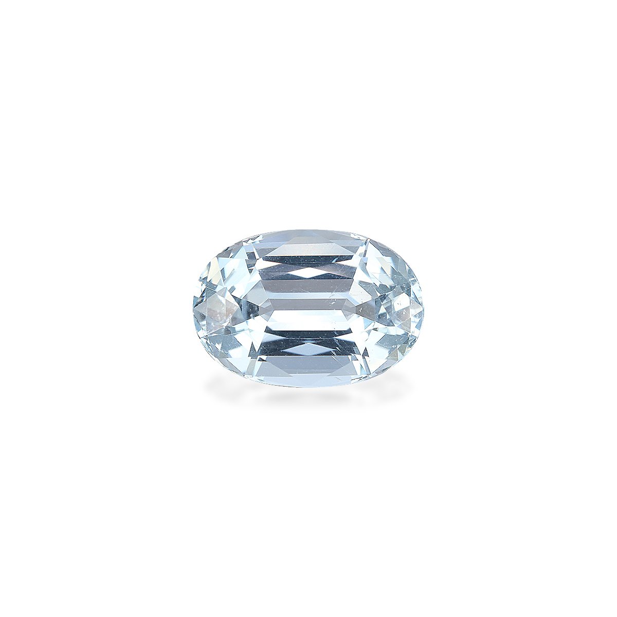 sky blue aquamarine, 8.38ct oval cut — main view