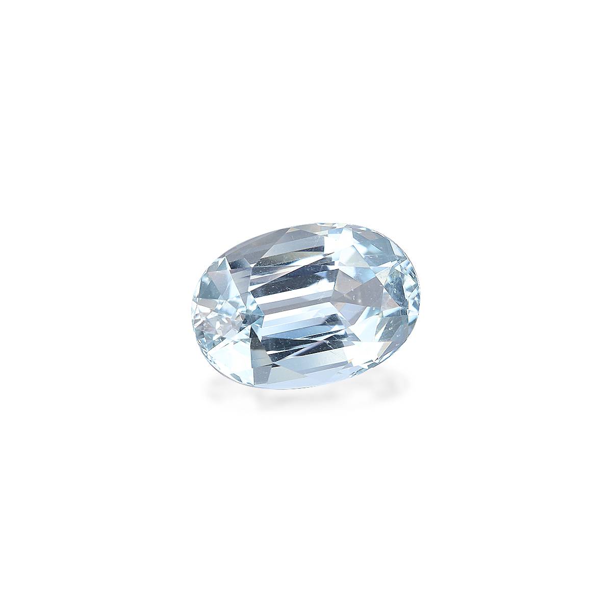 sky blue aquamarine, 8.38ct oval cut — view 3