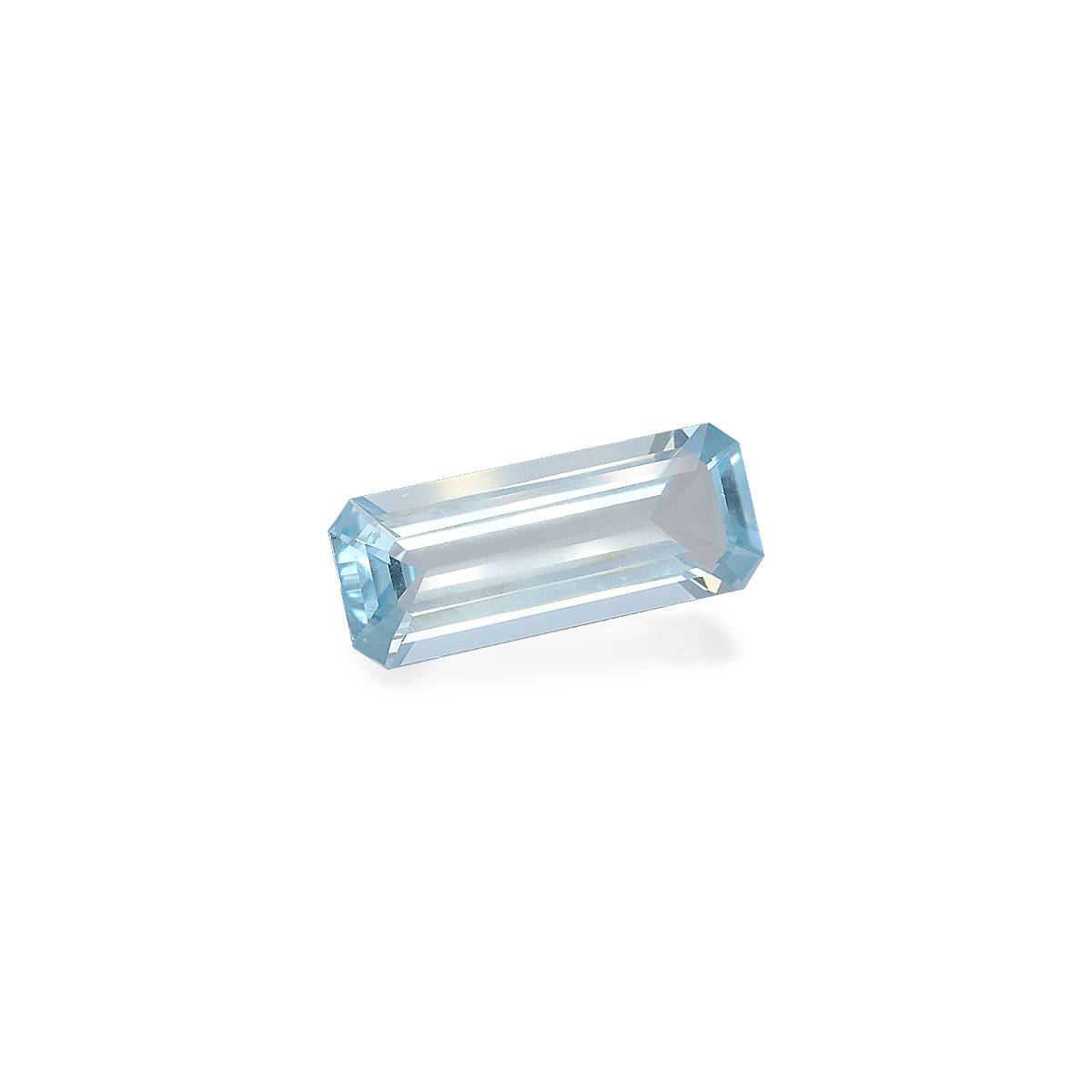 baby blue aquamarine, 9.39ct rectangular cut — view 3
