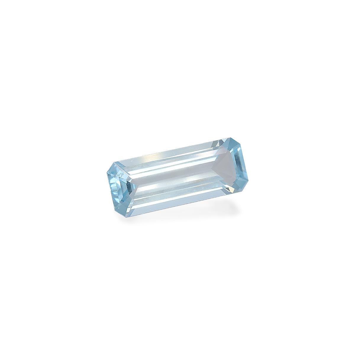 baby blue aquamarine, 9.39ct rectangular cut — view 3