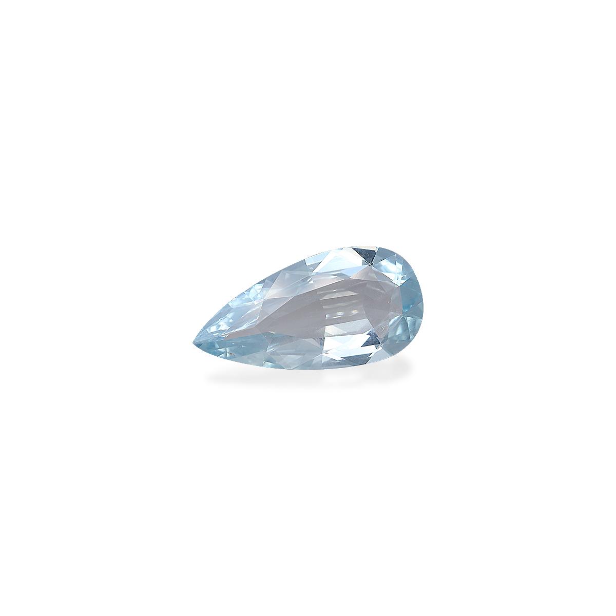 sky blue aquamarine, 5.57ct pear cut — view 3