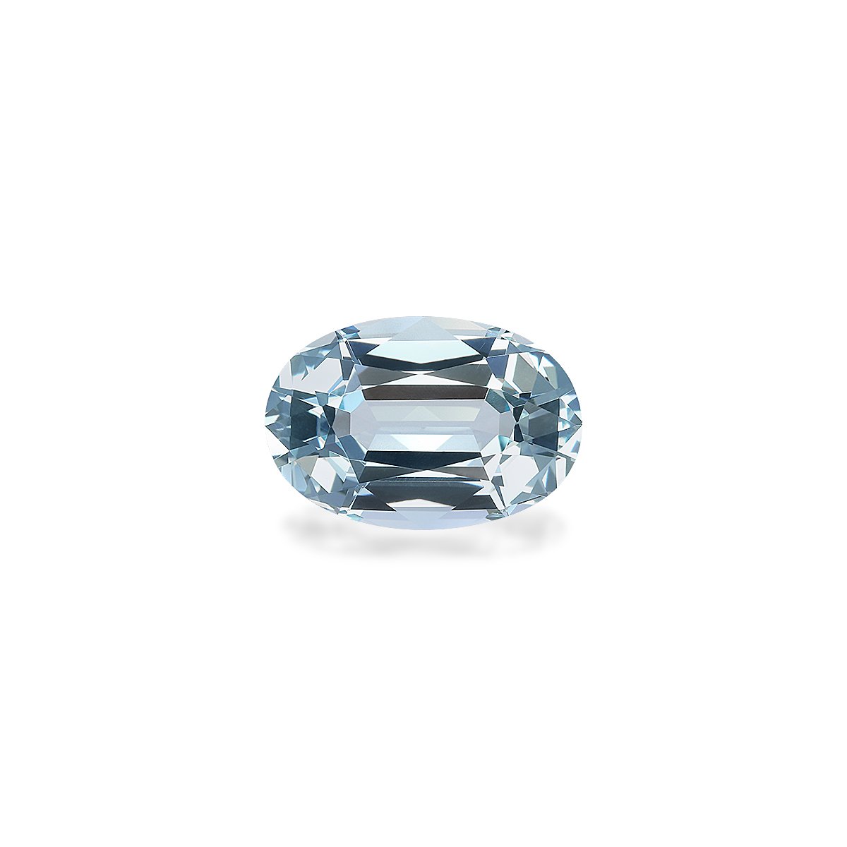 sky blue aquamarine, 5.44ct oval cut — main view