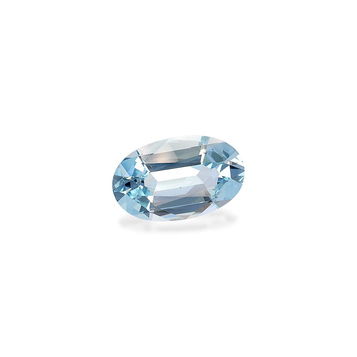 sky blue aquamarine, 5.22ct oval cut — view 3