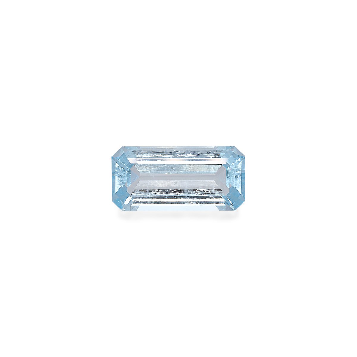 baby blue aquamarine, 12.06ct rectangular cut — main view