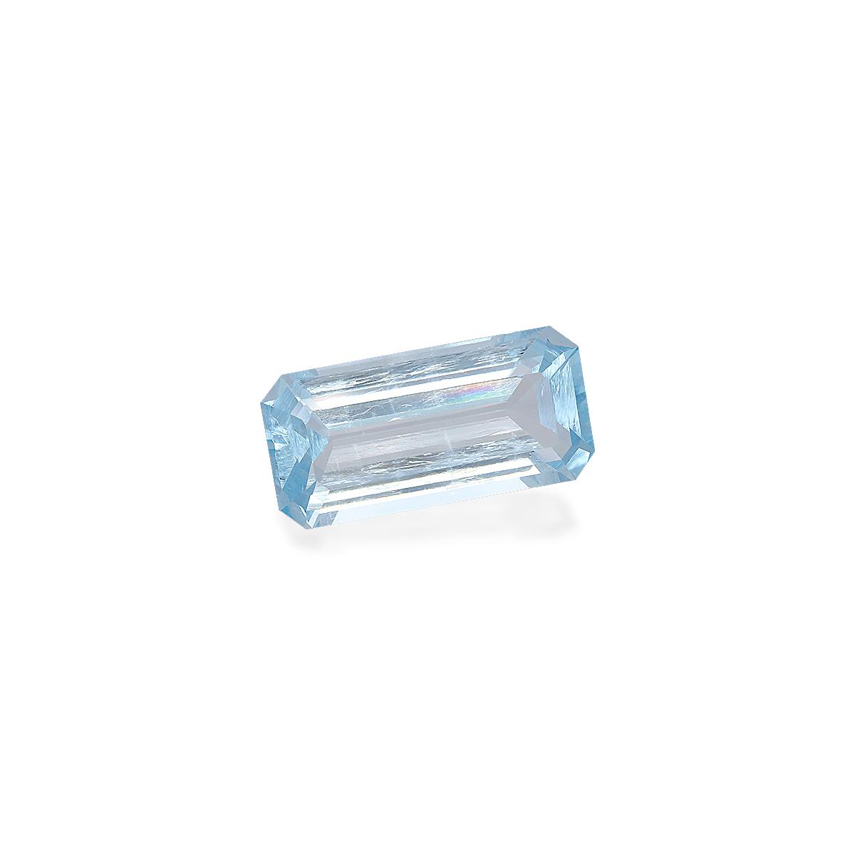 baby blue aquamarine, 12.06ct rectangular cut — view 3