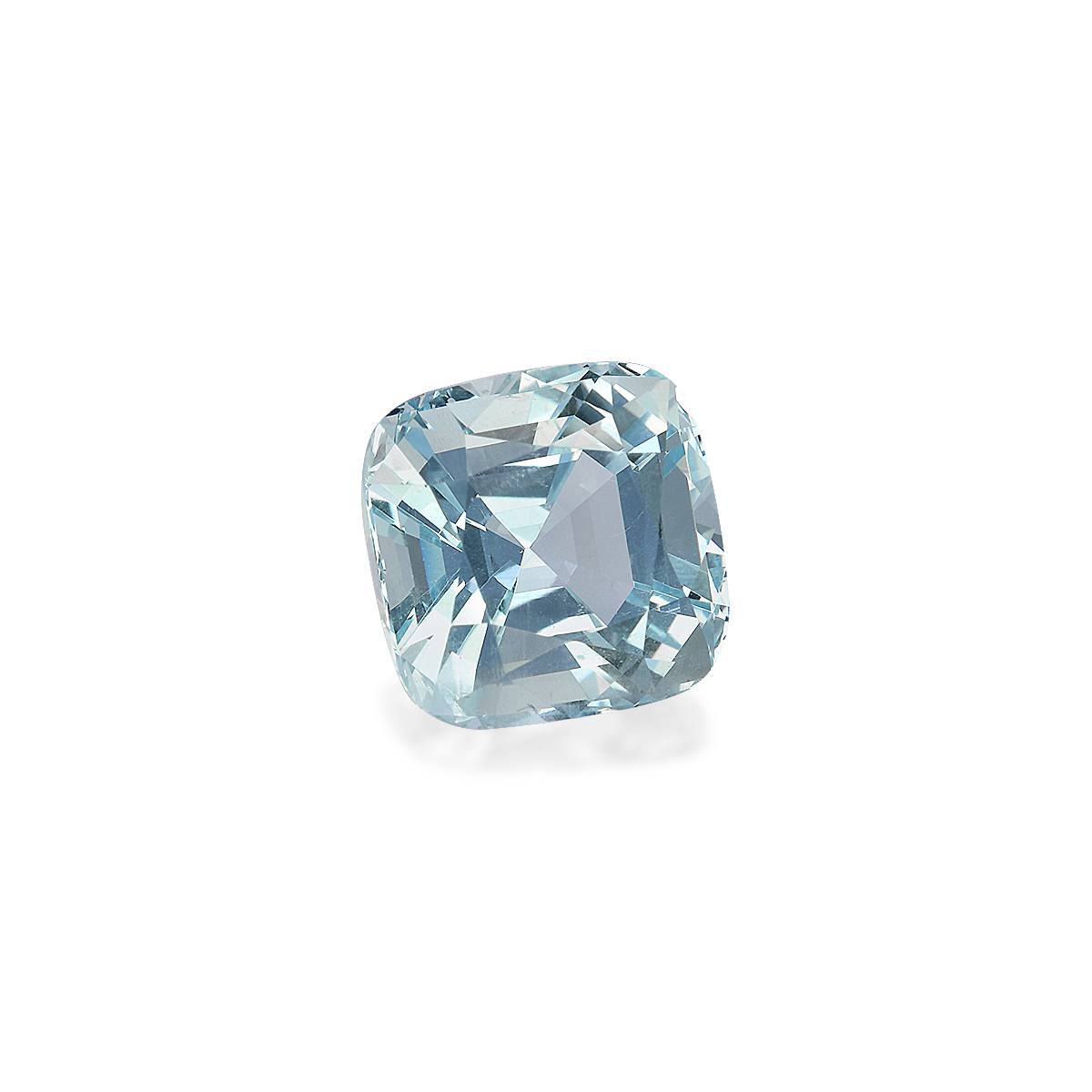 baby blue aquamarine, 5.77ct cushion cut — view 3